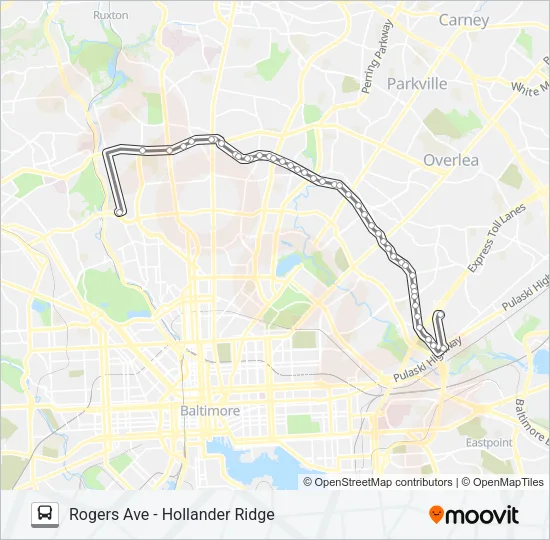 30 Bus Line Map