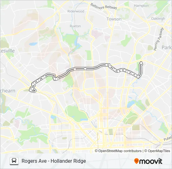 30 Bus Line Map