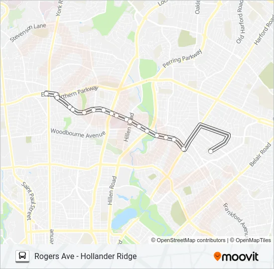 30 Bus Line Map