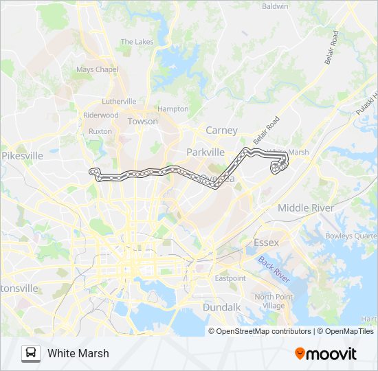 33 Bus Line Map