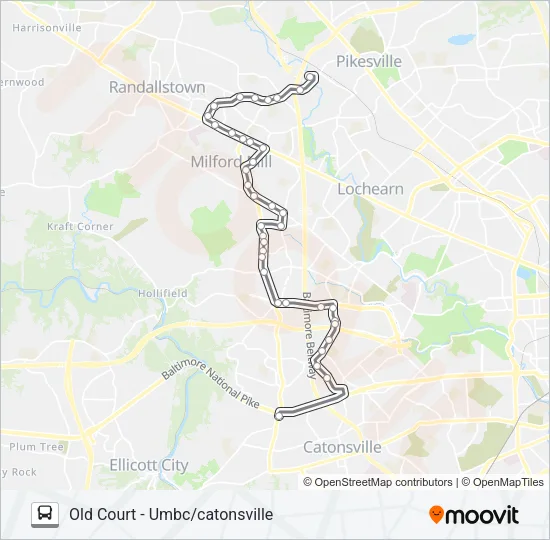 37 Bus Line Map
