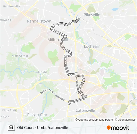 37 Bus Line Map