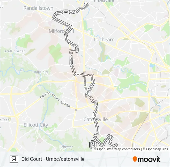 37 Bus Line Map