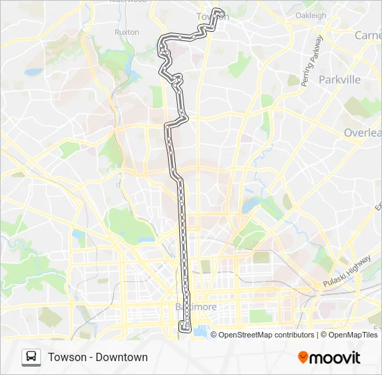 51 Bus Line Map