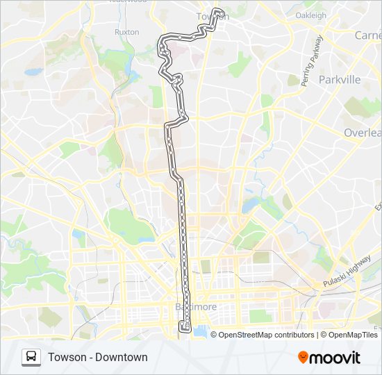 51 Route Schedules Stops Maps Towson Town Center Updated