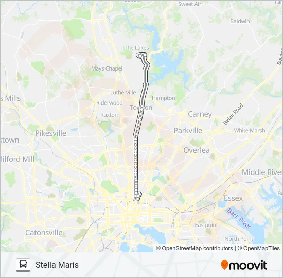52 Bus Line Map