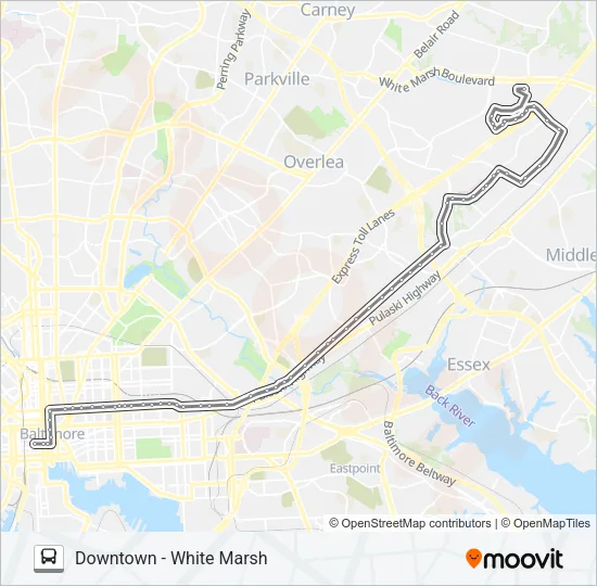 56 Bus Line Map