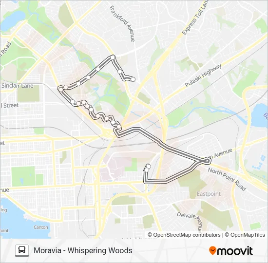 59 Bus Line Map