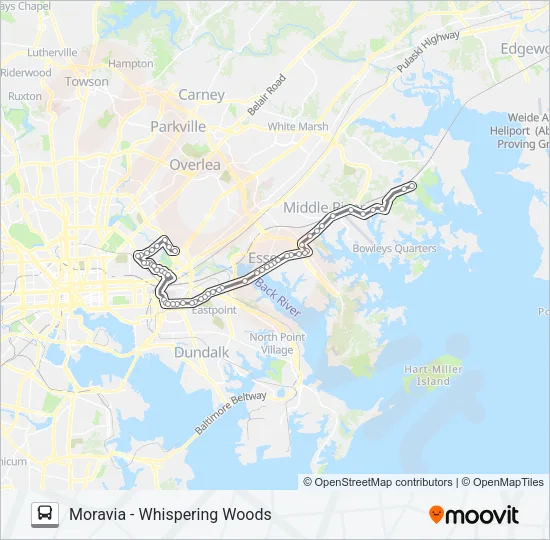 59 Bus Line Map