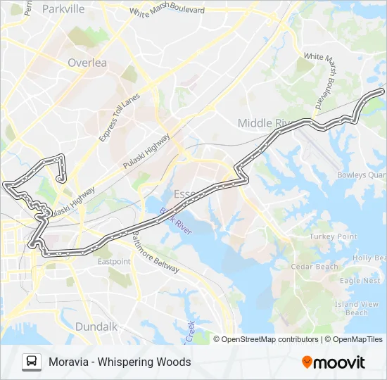 59 Bus Line Map