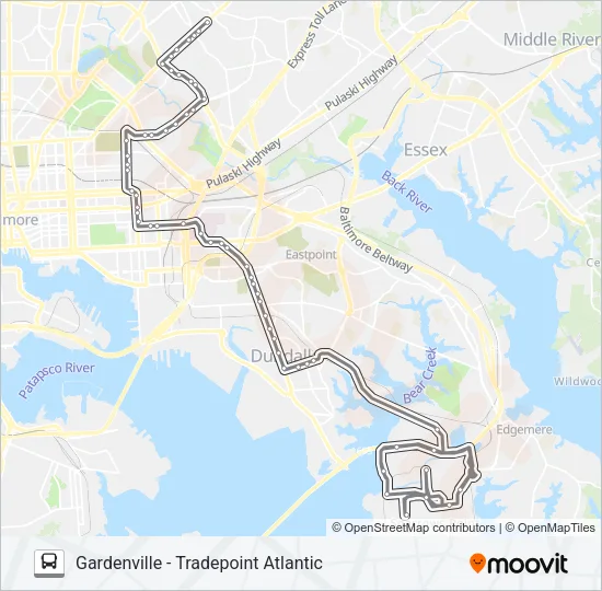 63 Bus Line Map