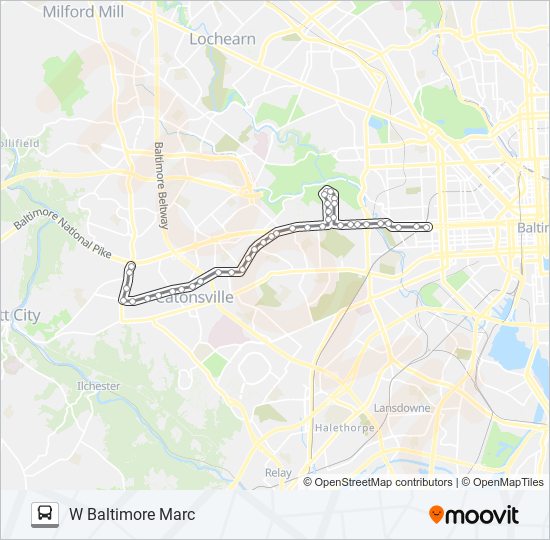 77 bus Line Map