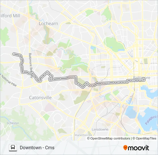 78 Bus Line Map