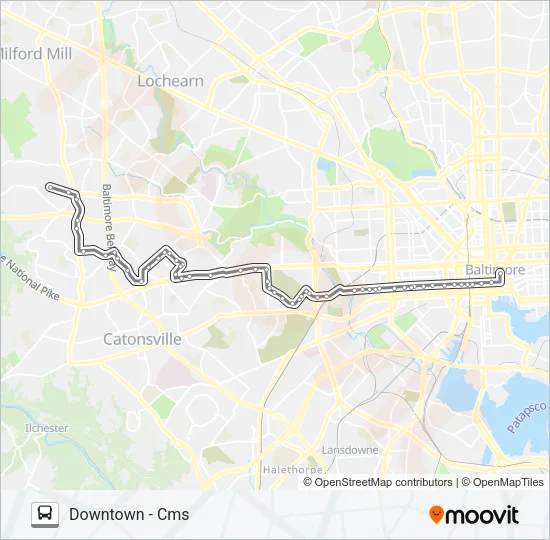 78 Bus Line Map