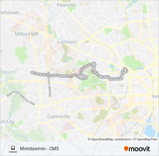 79 Bus Line Map