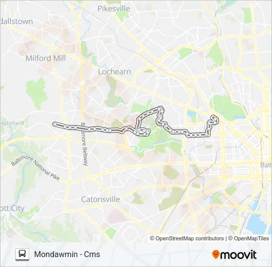 79 Bus Line Map