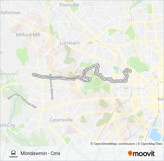 79 Bus Line Map