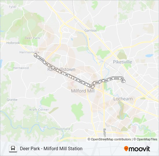 81 Bus Line Map