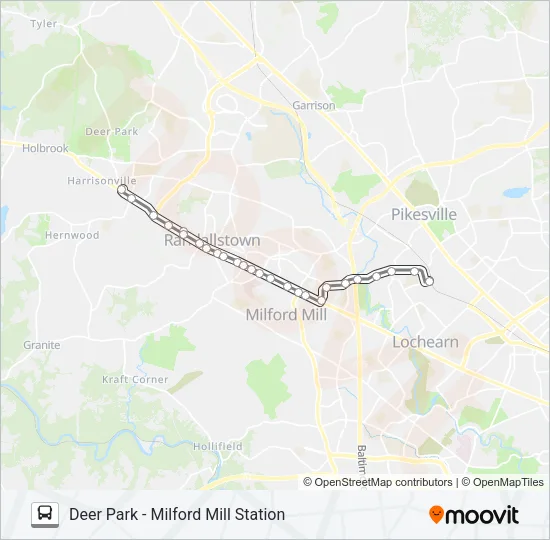81 Bus Line Map