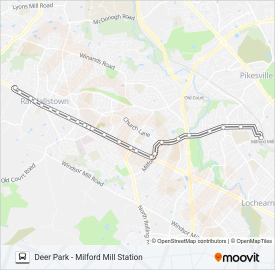 81 Bus Line Map