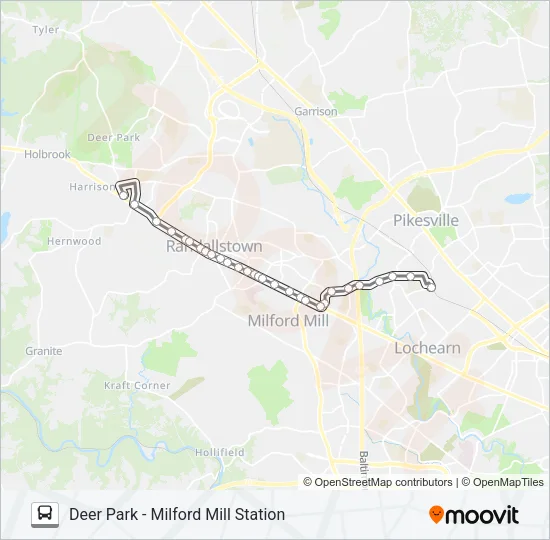 81 Bus Line Map