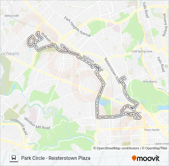 82 Bus Line Map