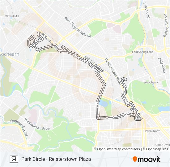 82 Bus Line Map