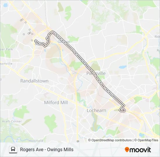 89 Bus Line Map
