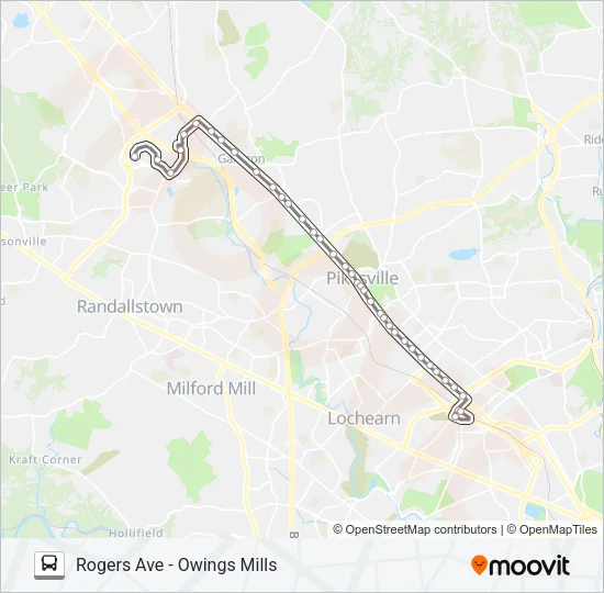 89 Bus Line Map