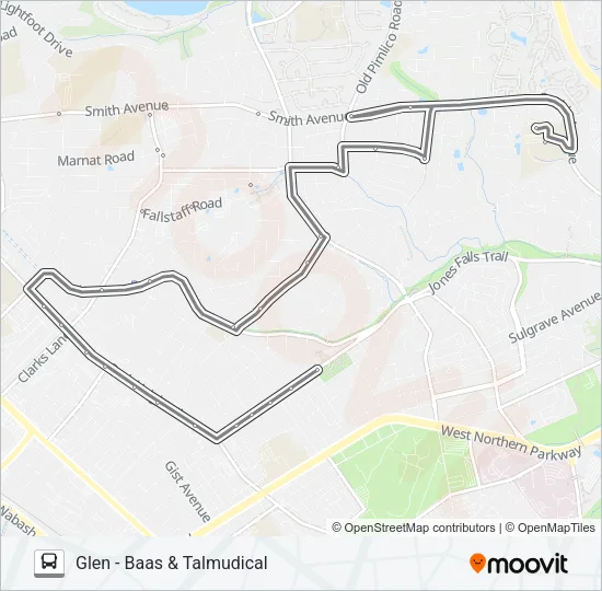 92 Bus Line Map