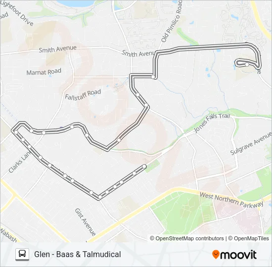 92 Bus Line Map