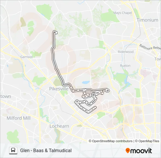 92 Bus Line Map