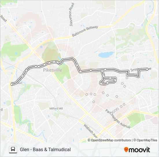 92 Bus Line Map