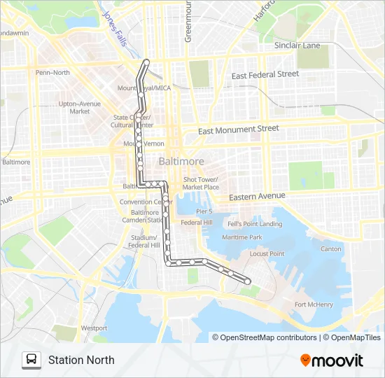 94 Bus Line Map