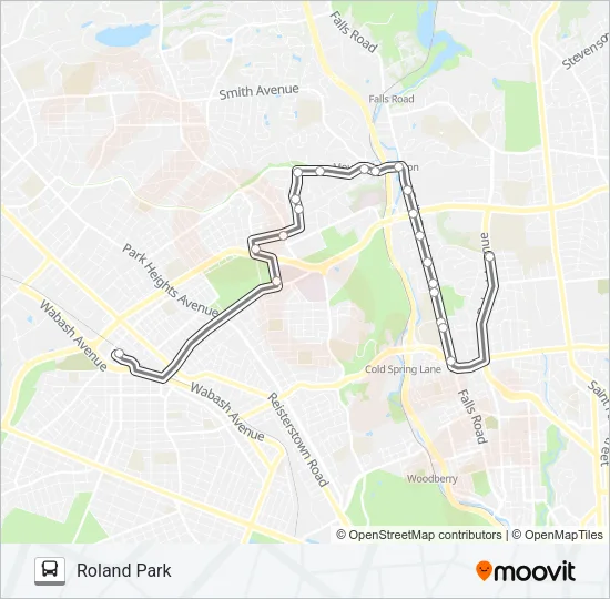 94 Bus Line Map