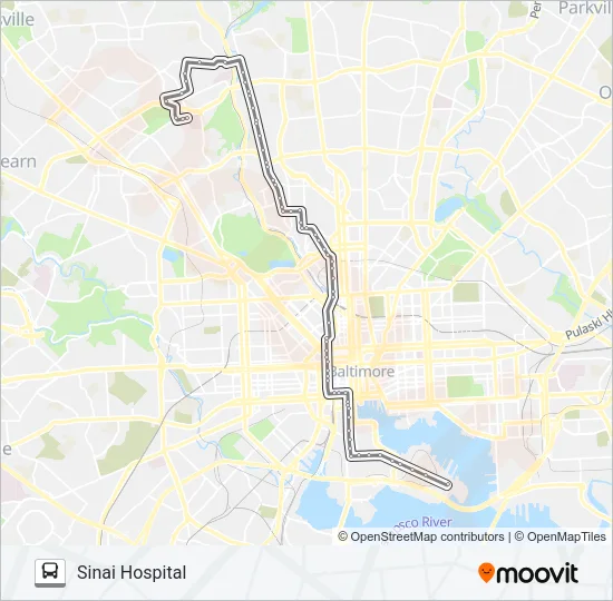 94 Bus Line Map