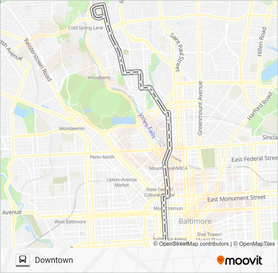 94 Bus Line Map