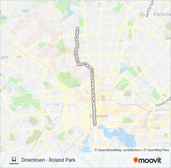 95 Bus Line Map