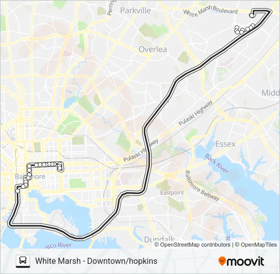 120 Bus Line Map