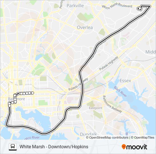 120 bus Line Map