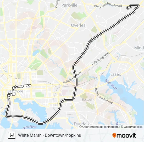 120 Bus Line Map