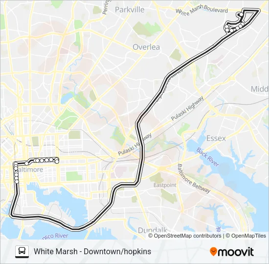 120 Bus Line Map