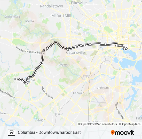 150 Bus Line Map