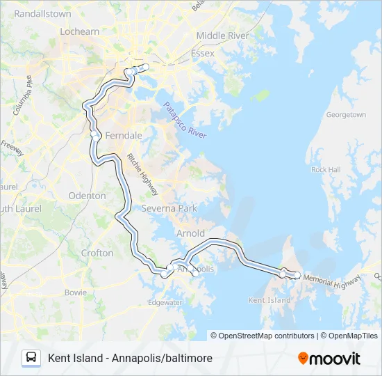 210 Bus Line Map