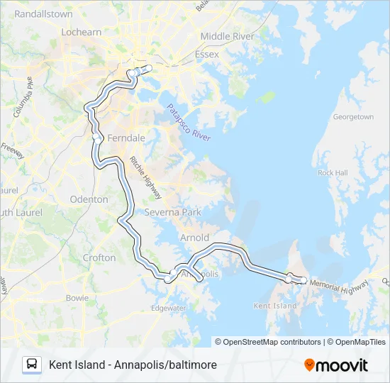 210 Bus Line Map