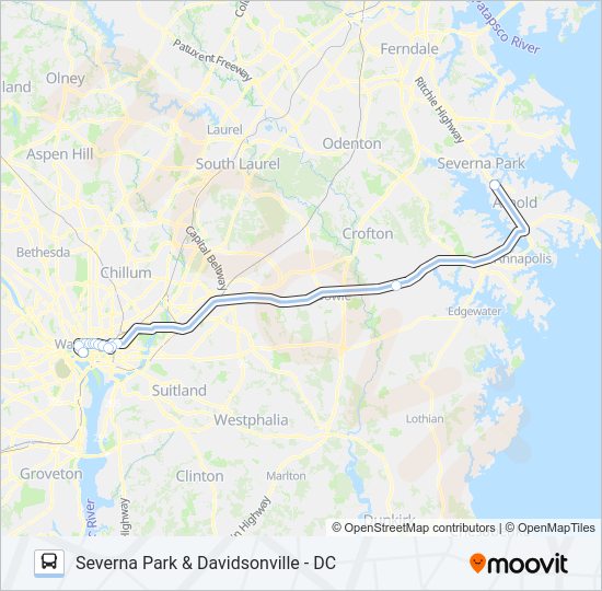 260 bus Line Map