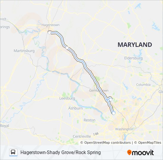 505 Bus Line Map