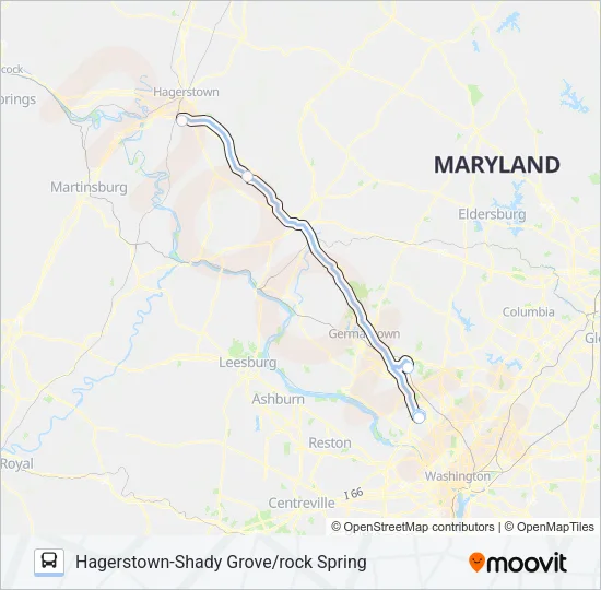 505 Bus Line Map