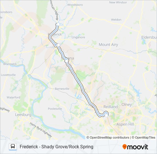 515 bus Line Map