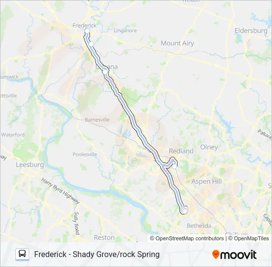 515 Bus Line Map